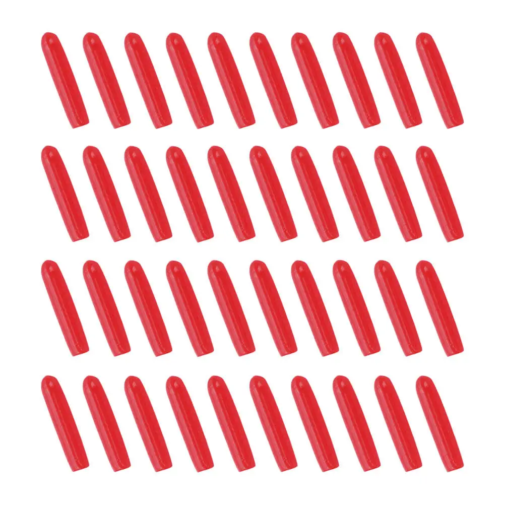 

120Pcs Tweezer Tip Protective Covers Silicone Sleeve Lightweight Soft Eyelashes Grafting Tweezers Cap Protector for Crafting