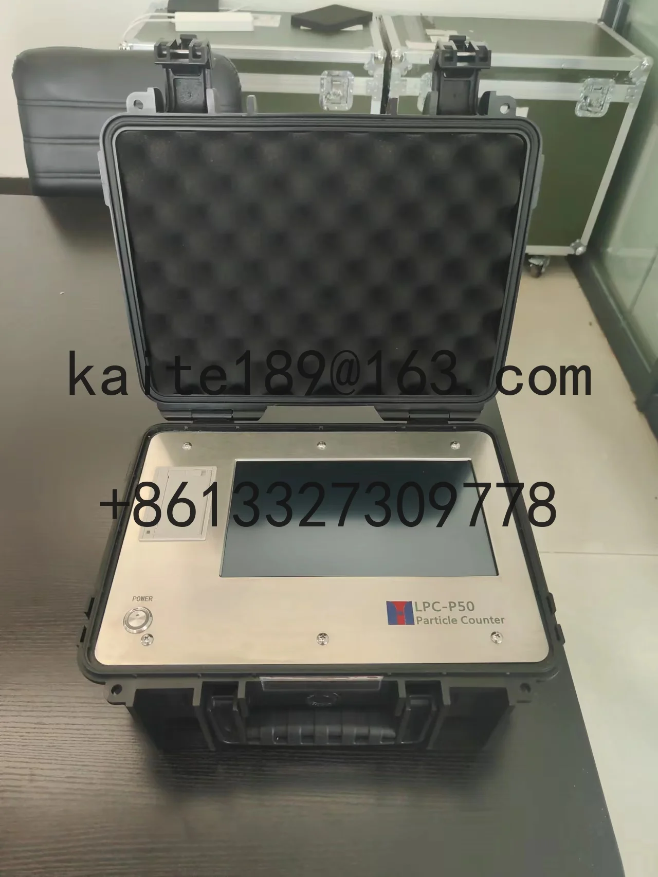 ISO 4406 NAS قياس عداد جسيمات الزيت الهيدروليكي المحمول