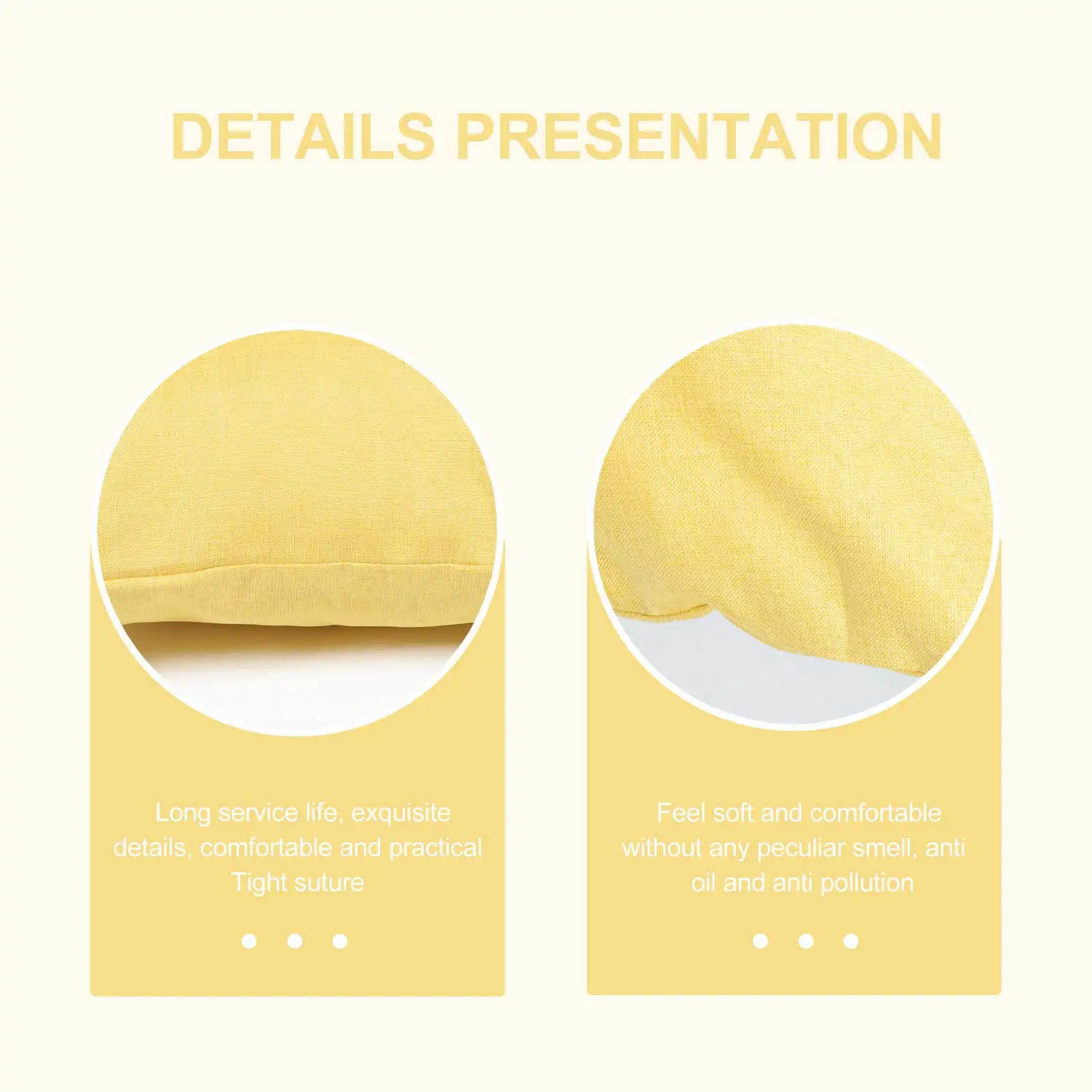 غطاء وسادة مقاوم للماء من الكتان للأريكة للاستخدام المنزلي في الهواء الطلق، وسادة مريحة وخفيفة الوزن وسهلة التنظيف