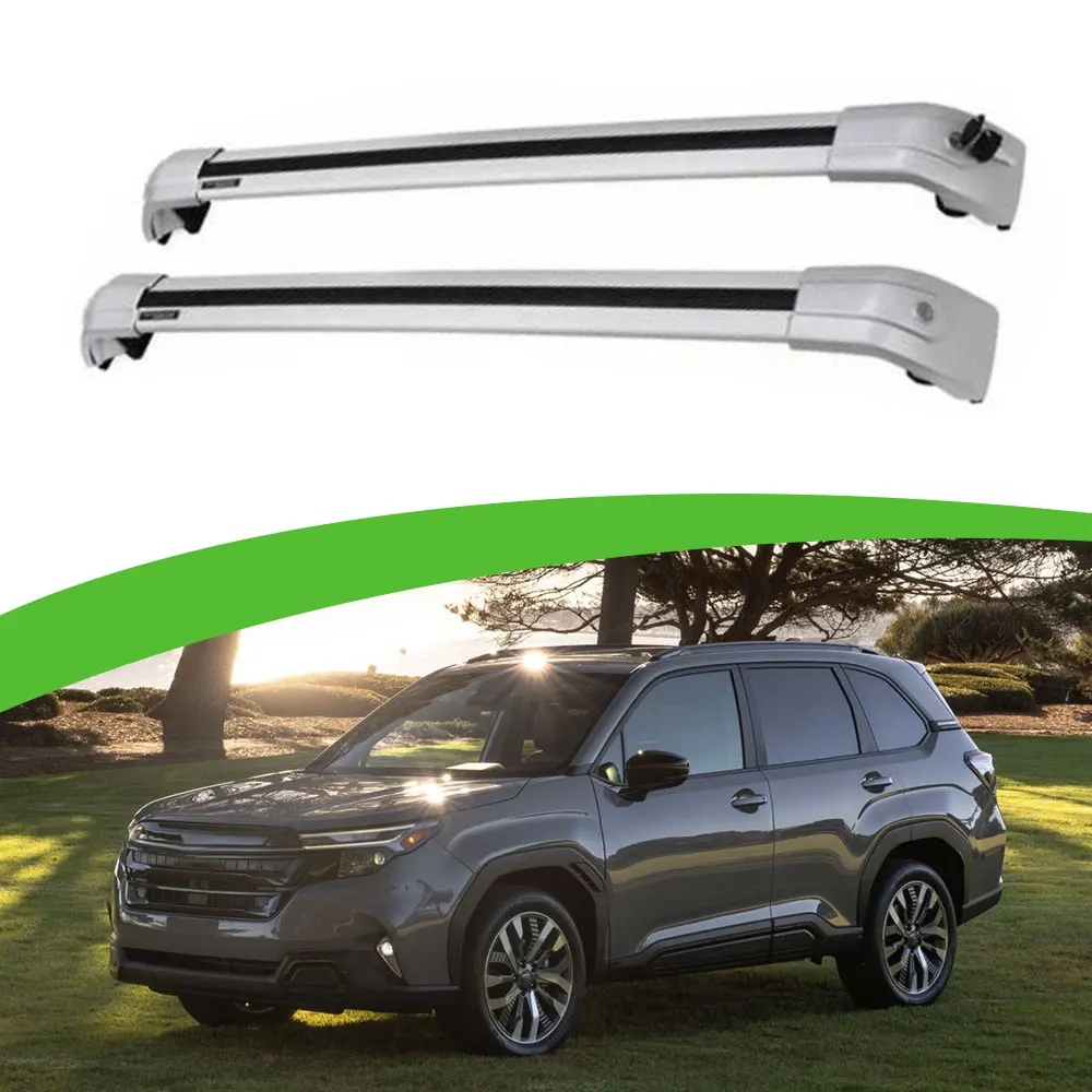 2Pcs Roof Rail Rack Cross Bar Crossbar for Subaru Forester Sport Touring 2025