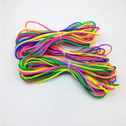 10M 1.5/2.0/2.5MM Multicoloured Rope Colorful Chinese Knot DIY Handmade Braided Bracelet Necklace Braided Hair Multicoloured