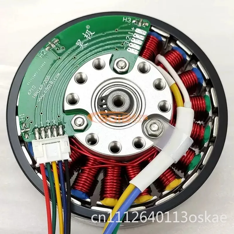 6710 DC Brushless Motor 0.8NM Wireless Remote Control Speed Control Torque Flat Disc Ultra-Thin Motor for Electronic Projects