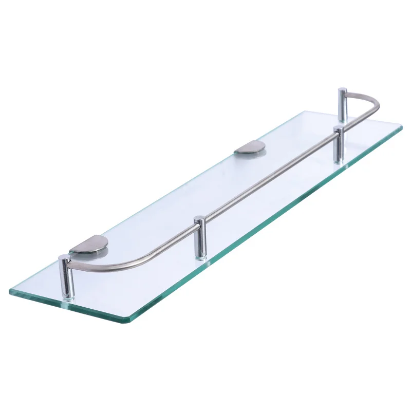 Stainless Steel Bathroom Pendant Shelf, Glass Storage Rack, Shower Corner Shelf, Bathroom Organizer, 40 cm, 50cm