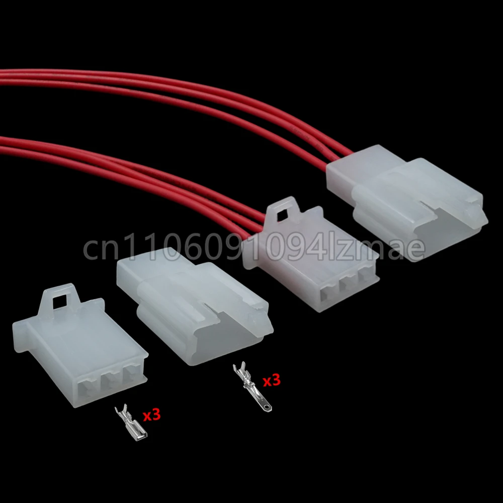 3 Pin 2.8mm Wire Harness Motorcycle Sensor Connector Automotive Cable Socket 6030-3991 6040-3111