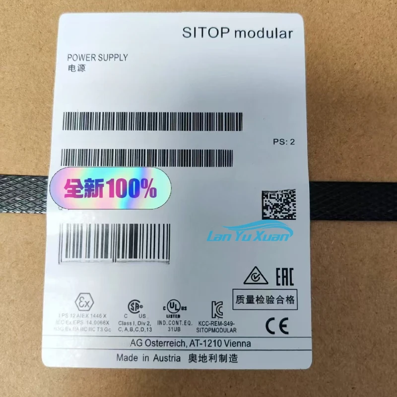 Brandnew Original 6EP1436-3BA00 SITOP modular 20 A stabilized power supply Input: 3 AC 400-500 V Output: 24 V DC/20 A