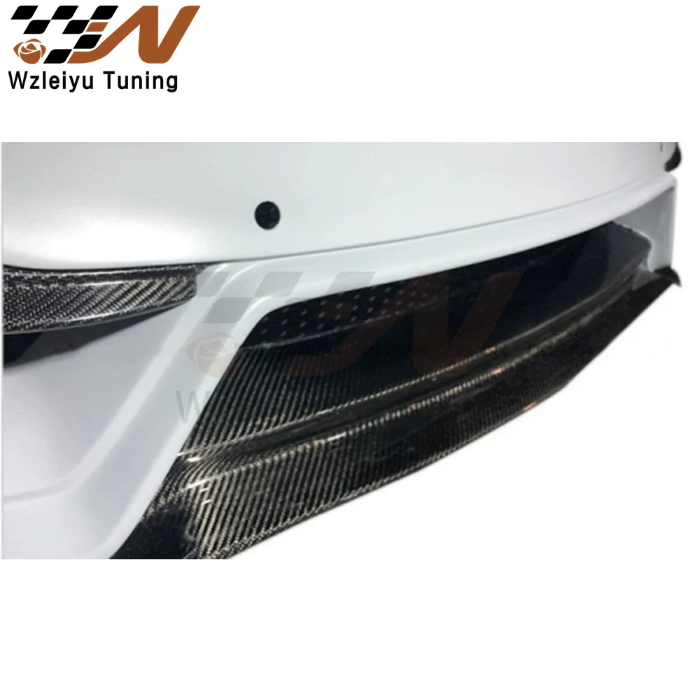 PD Style Half Carbon Fiber Front Bumper Fit For Model S High Quality Fitment