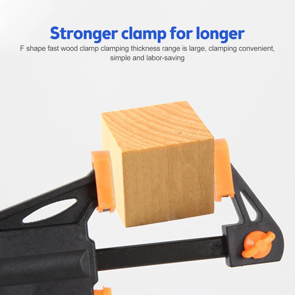 10/5/4/2/1 Pcs Woodworking Mini 4 Inch F Clamp Locator Nylon Fast Wooden Board Clamp Household Fixed Clamp Hand Tool Set