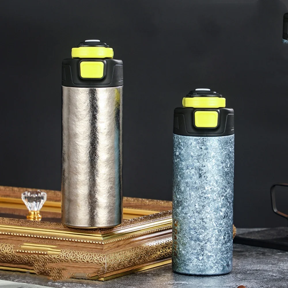 

TItanium термосы спортивная бутылка для воды с двойными стенками вакуумная термочашка бутылка для кофе и чая сохраняет горячую и холодную способность