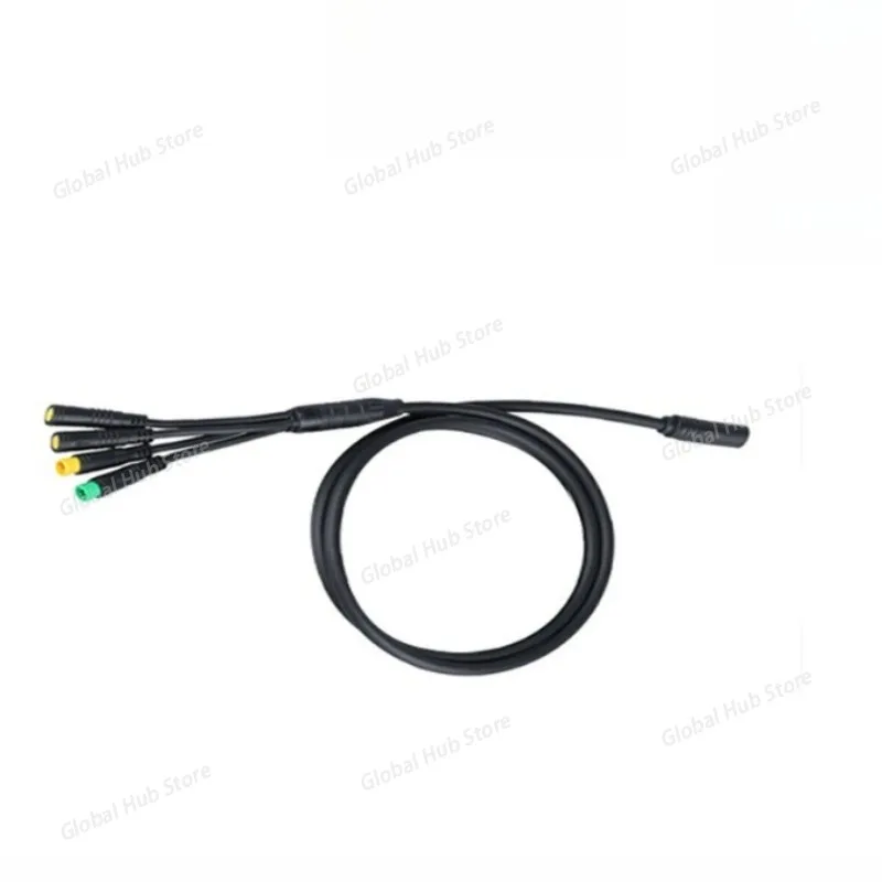 For BAFANG Eight-direction Mid-mounted Motor Accessories, One Tow Four Connection Wires, Waterproof