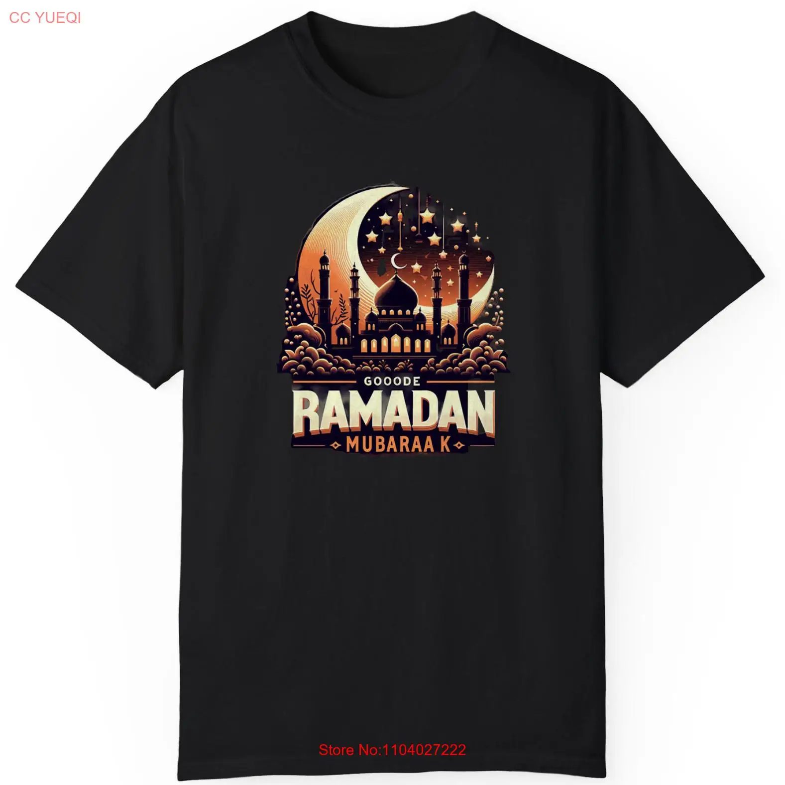 Ramadan Mubarak Muharram Celebration Beautiful Gift Unisex T-Shirt S-5XL