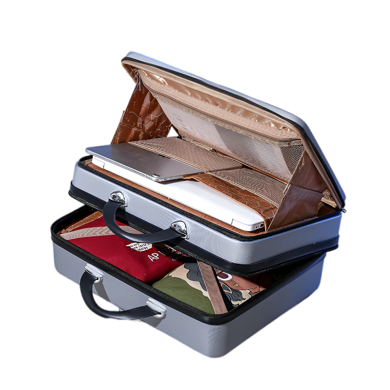 

Lawaia Carry on Luggage Personal Bag for Air Travel 16in/18in Hard Password Box Under Seat Handbag