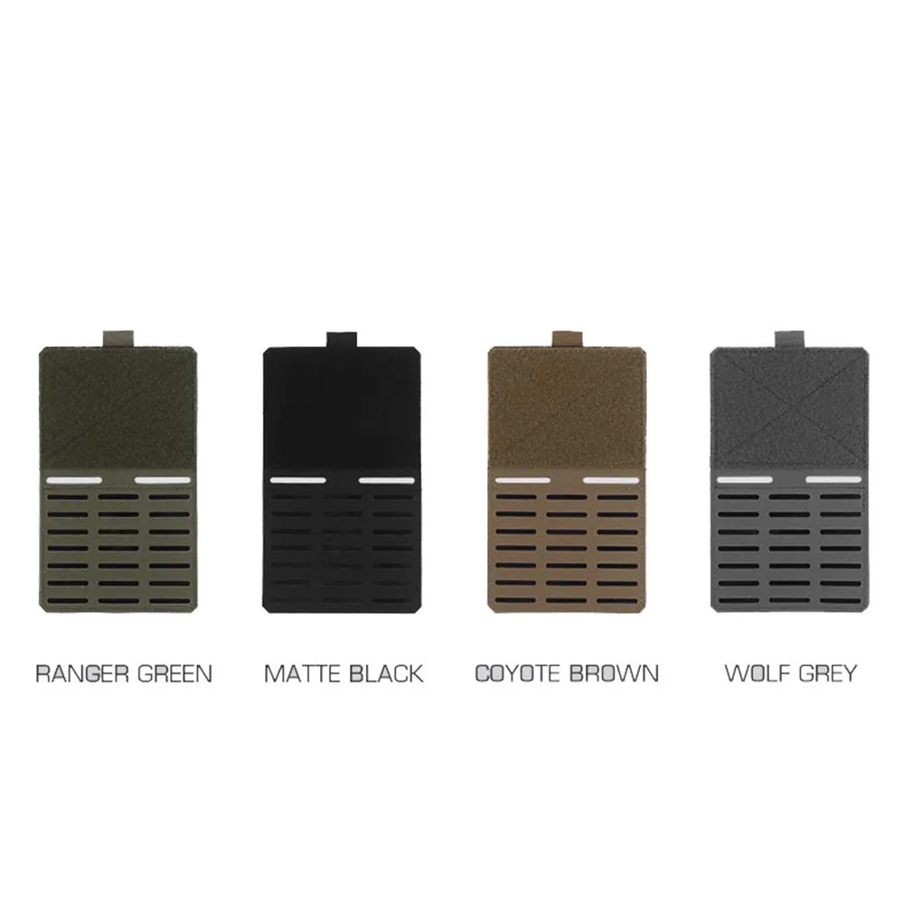 Tactical MOLLE Panel Double-Sided Universal Hanging Plate Carrier Side Wings Magazine Pouch Radio Holder Drop Pouch Hanging Gear