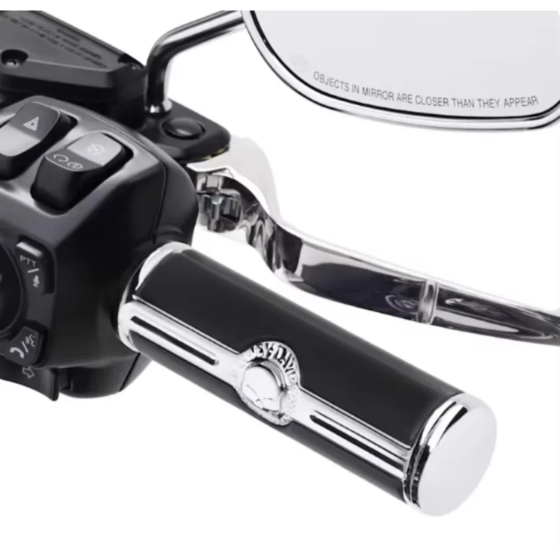 Suitable For Harley 121 Glide CVO Skull Handlebar Cover 117 Softail Road Glide Throttle Grip