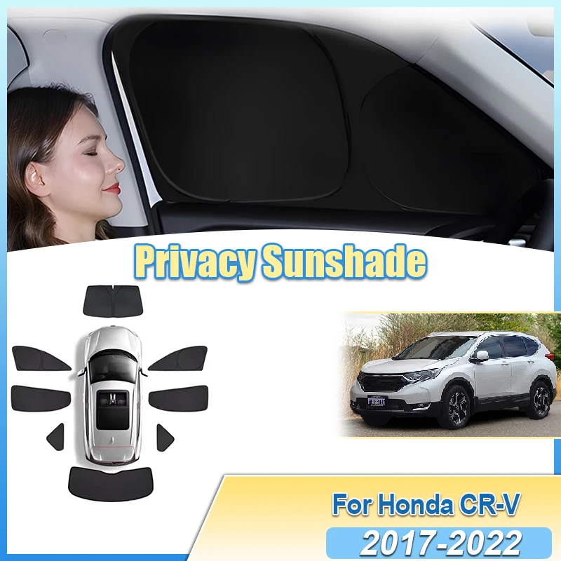 

Для Honda CR-V MK5 2017-2022 солнцезащитный козырек с защитой от УФ-лучей, солнцезащитный козырек на боковое окно, крышка лобового стекла, инструменты для защиты конфиденциальности, автоаксессуары