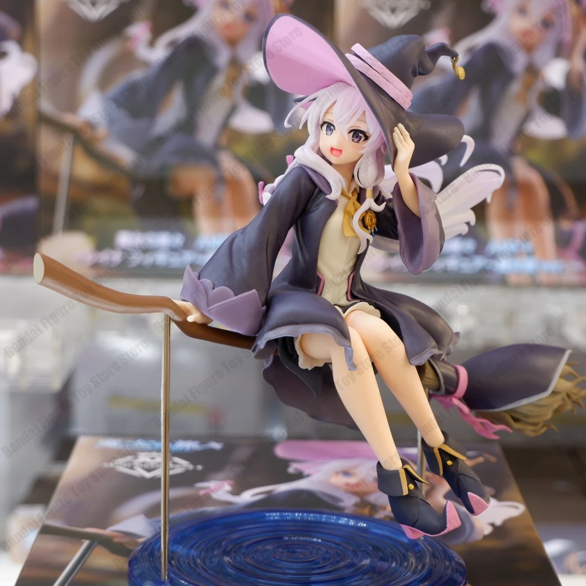 Amp Elaina Figure Wandering Witch: The Journey Of Elaina Anime Figurine Original Taito 20cm Model Pvc Desktop Decor Collect Toy