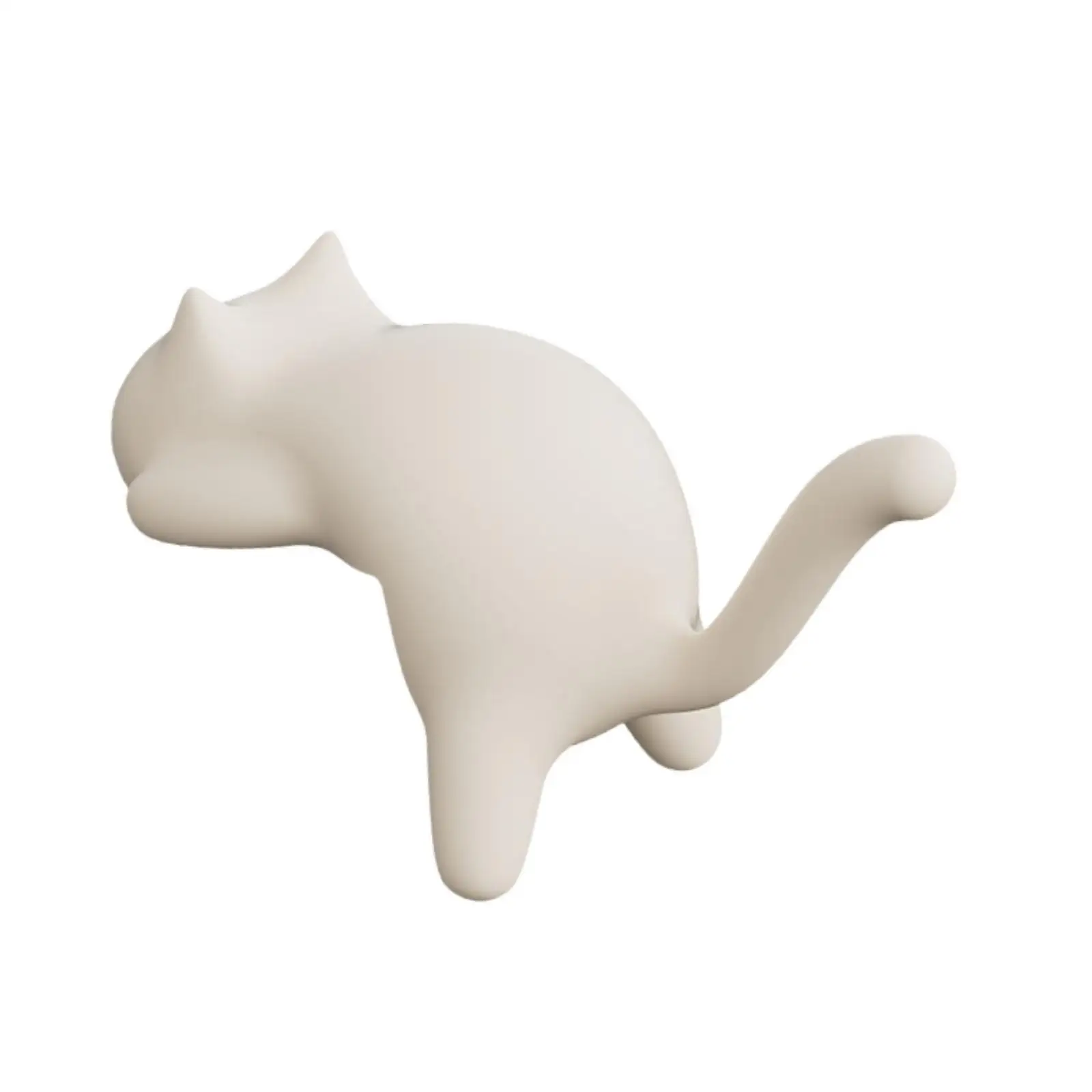 Cat Hook for Desk Edge Handbag Hanger Desktop Ornament Funny Multipurpose Self Sticky for Restroom Bar School and Office Home