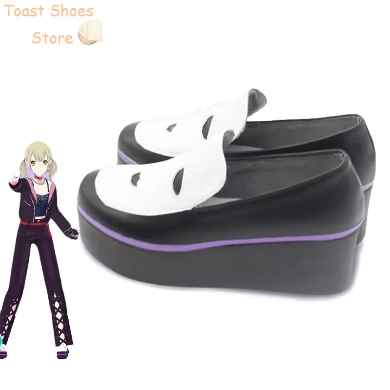 Azusawa Kohane Cosplay Shoes Game Project Sekai Colorful Stage Cosplay Prop PU Shoes Halloween Carnival Boots Costume Prop