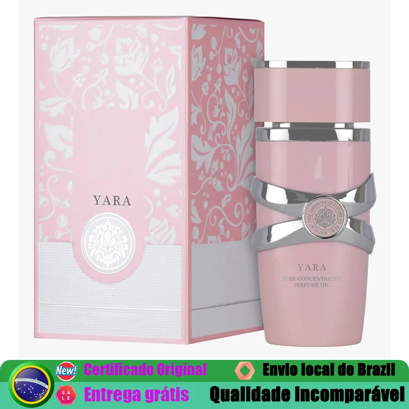 Perfume Original Yara para Mulheres Eau de Parfum Spray 100ML, Perfume Oriental de Baunilha, 3.4 Onças, Longa Duração, Gourmand Frutado com Feromônios