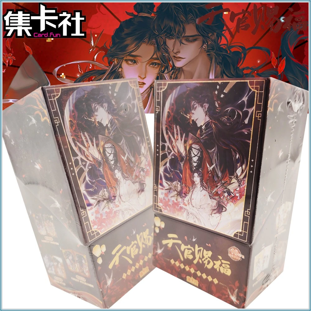 

CARD.FUN Genuine Heaven Official's Blessings Comic Cards Children's Favorite Cartoon Q-version Figure Blessing Card Collect Gift