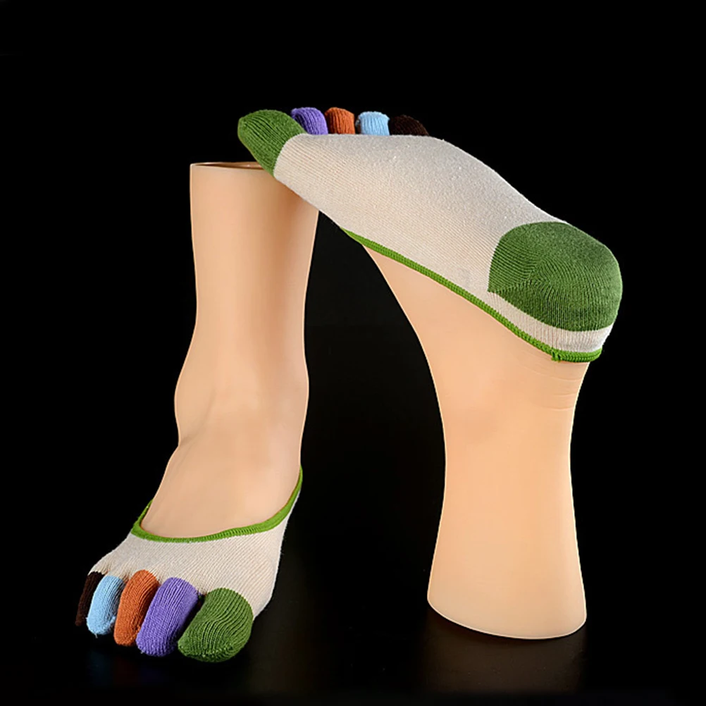 

Realistic Foot Mannequin Soft PVC Material Sock Display Model Fake Feet for Art Teaching Photography Clothes Mannequin
