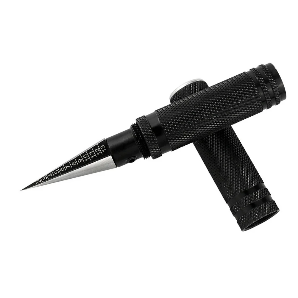 Aluminum Alloy Manual Expanding Hole Puncher for RC Body Work with 0 to 14mm Adjustment Range and Integrated Protective Sleeve