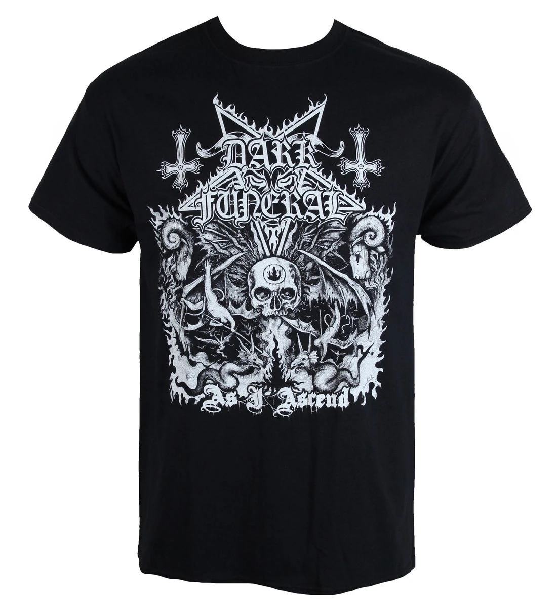 Top Dark Funeral Graphic Cotton Band T-shirt Unisex Summer Short Sleeve Fashion Brand Tee Luxury Casual Vintage Tees