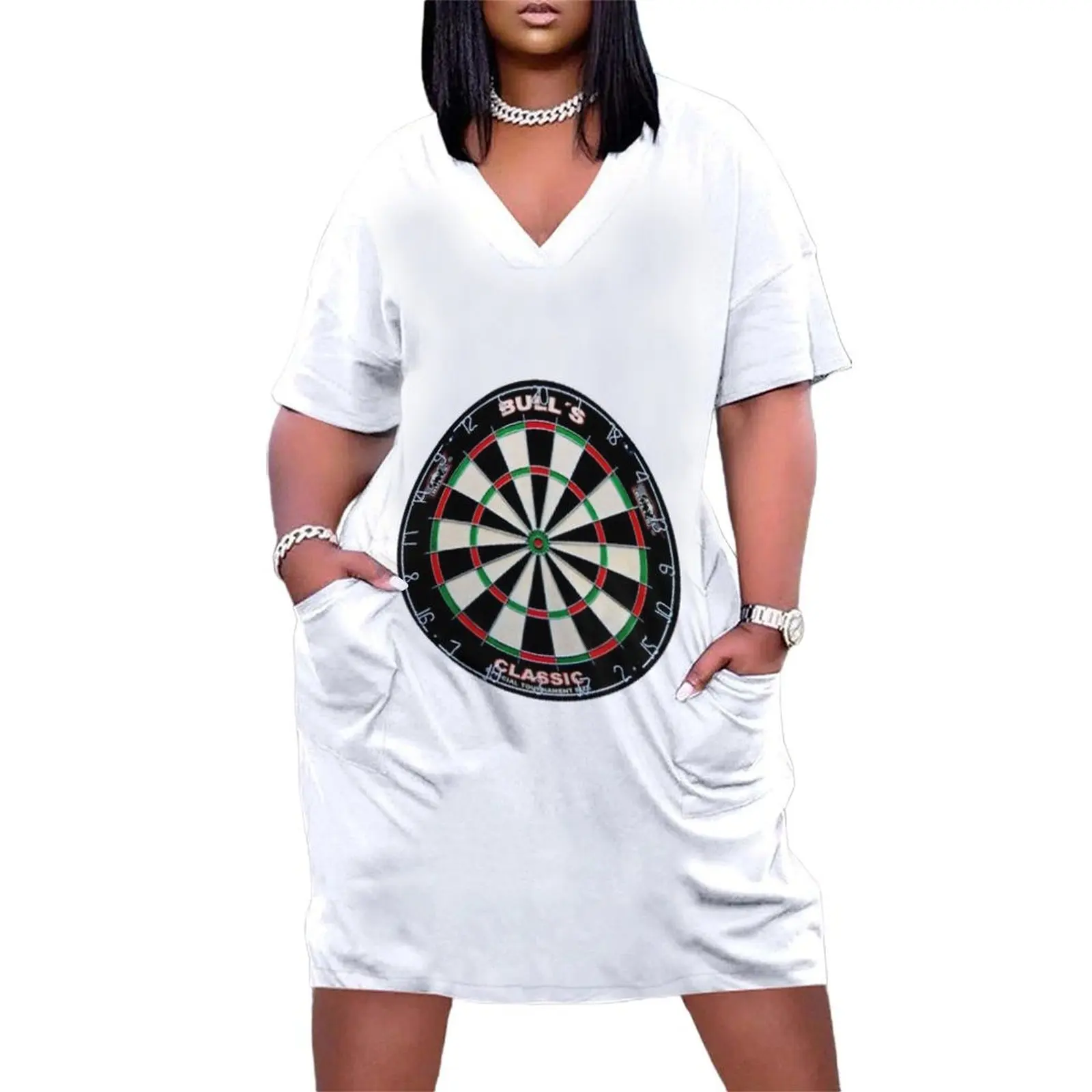 Original Dartboard Loose Pocket Dress beach dresses Party dresses Dress woman women's summer dress 2025