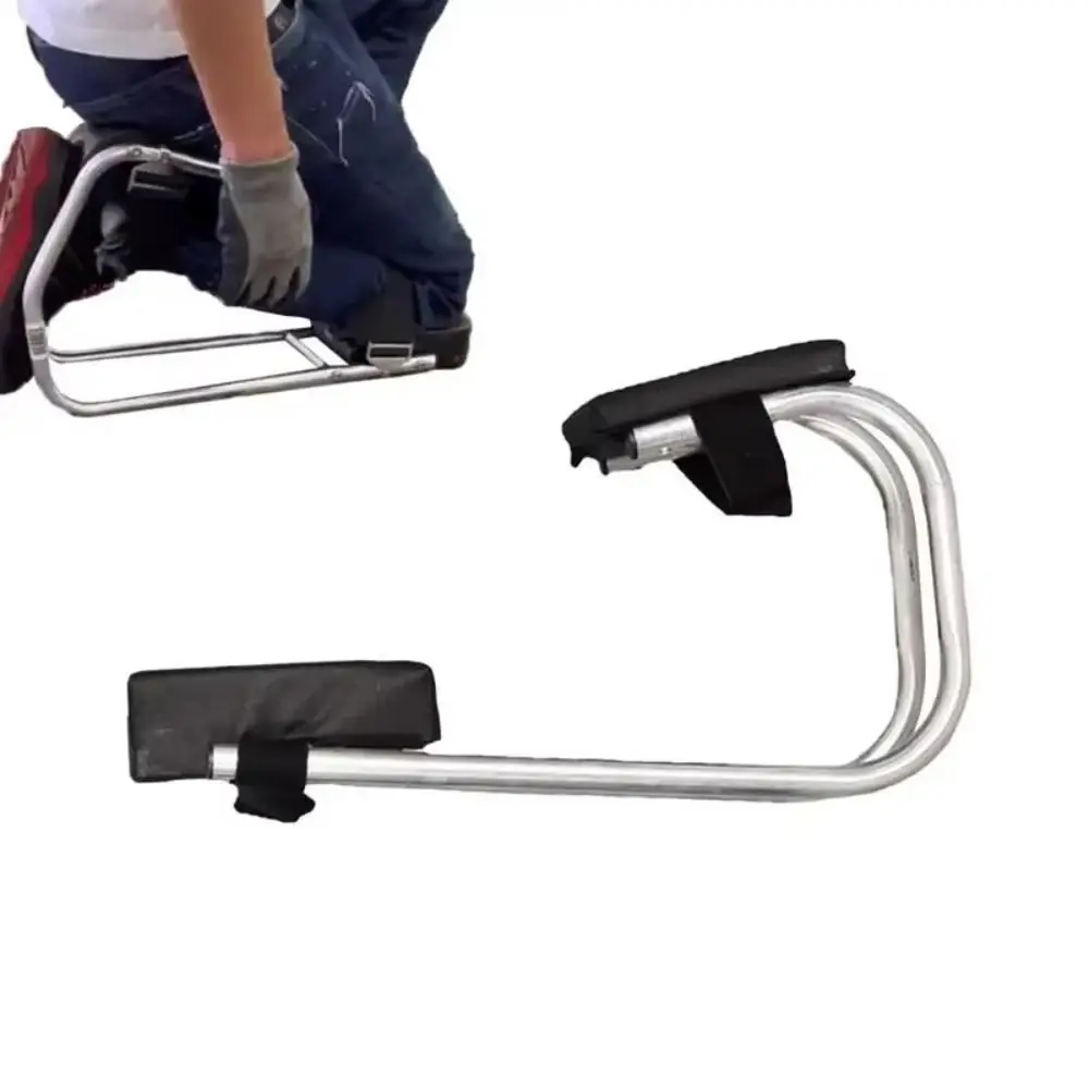 

Sturdy Knee Seat Protector Labor-Saving Wearable Farm Work Garden Stool Chair Ankle Support Stainless Steel Garden Knee Seat