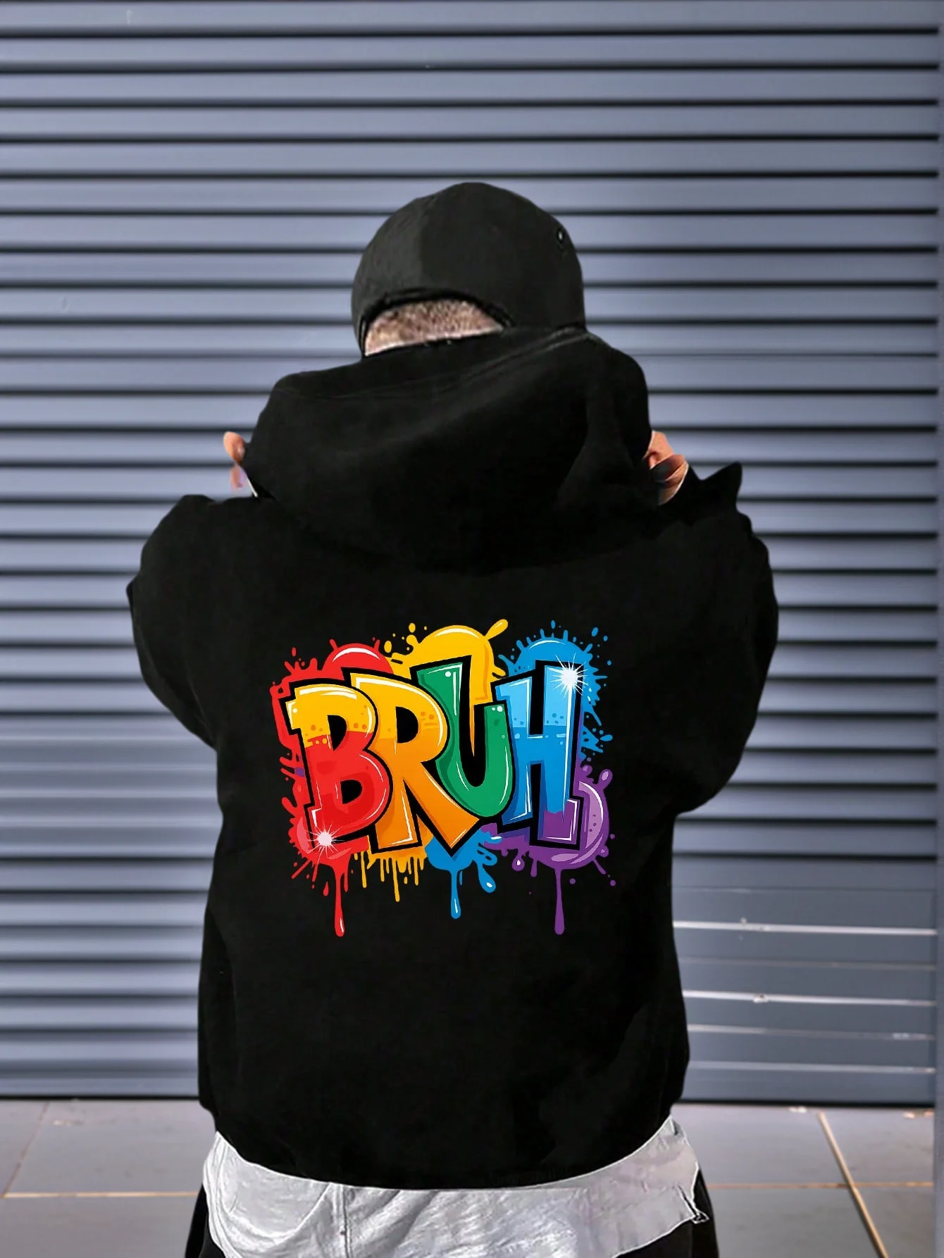 

Детская повседневная толстовка унисекс с красочным принтом граффити, на термоподкладке, с длинными рукавами