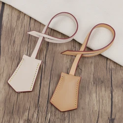 Travel Luggage Tag Handbag Accessories Custom Letters Bag Charm Vegetable Leather Hang Tag for Luxury Brand Bags