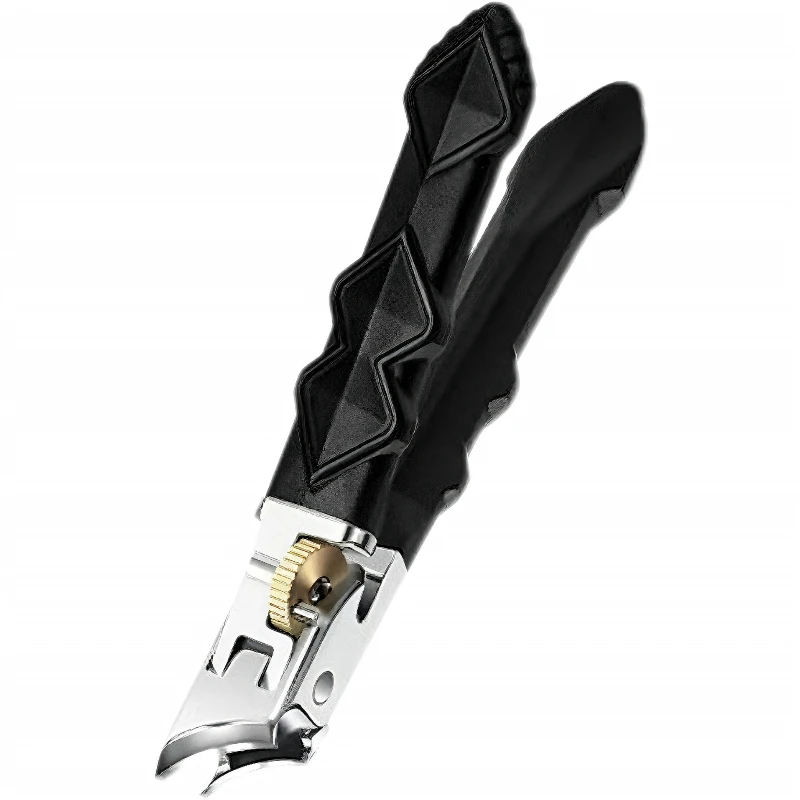 Afsluitbare diagonaal gesneden wijd openende nagelknipper met spatbescherming Extra lange nagelknipperset Gespecialiseerde paronychia-nageltang