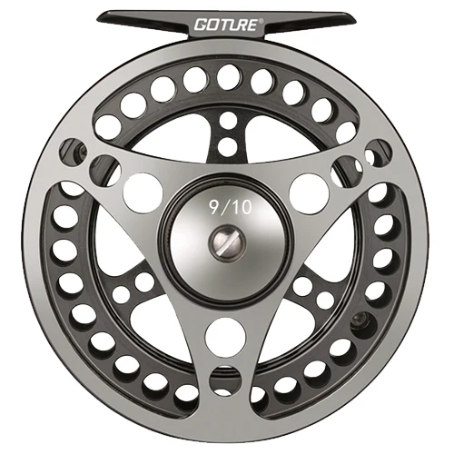 Goture Vliegvismolen 3/4 5/6 7/8 9/10 2+1BB Max Drag 8kg Lichtgewicht CNC-gefreesd Groot Arbor Links/Rechts Vliegmolen + Reservespoel