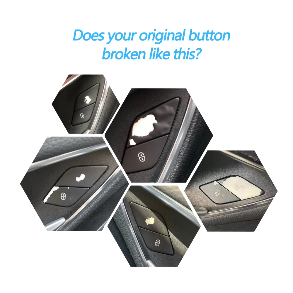 Car Left Right Side Door Security Lock Unlock Switch Repair Button Cover For Benz C EQC GLC V W205 X253 W447 N293 2059055251