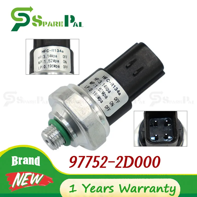 

Датчик давления 97752-2D000 с тройным переключателем для Hyundai Tucson, Sonata, Tiburon, Elantra, XG350, XG300, Kia Optima, Sedona 1998-2009 гг.