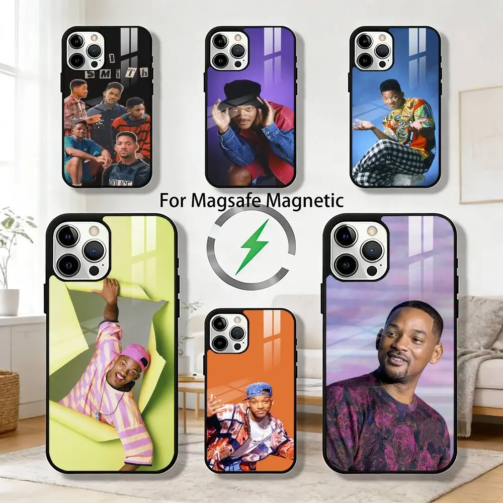 

Actor W-Will S-Smith Phone Case For iPhone 17,16,15,14,13,12,Plus,Pro,Max for Magsafe Magnetic Wireless Charging