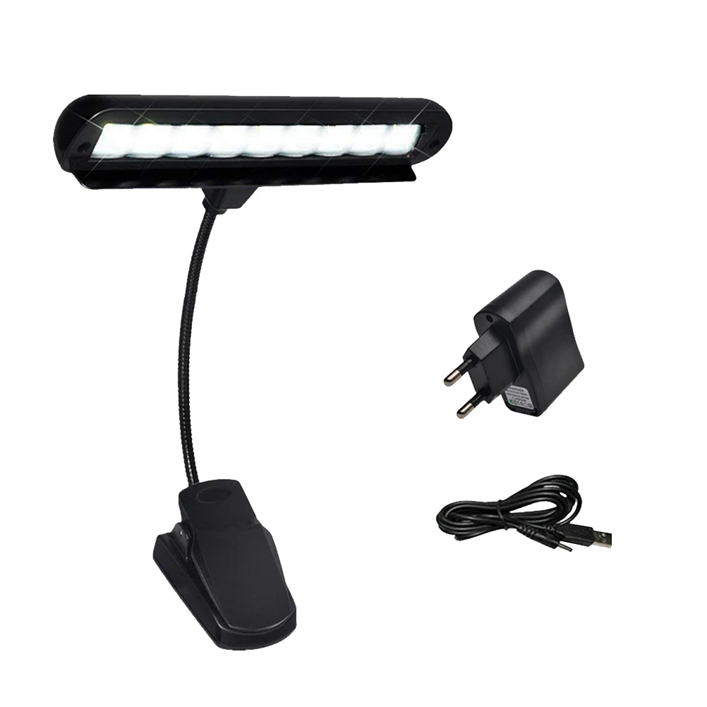 

Piano Light Music Portable Lamp Playing Stand Reading Clip Booklight Eye Protection