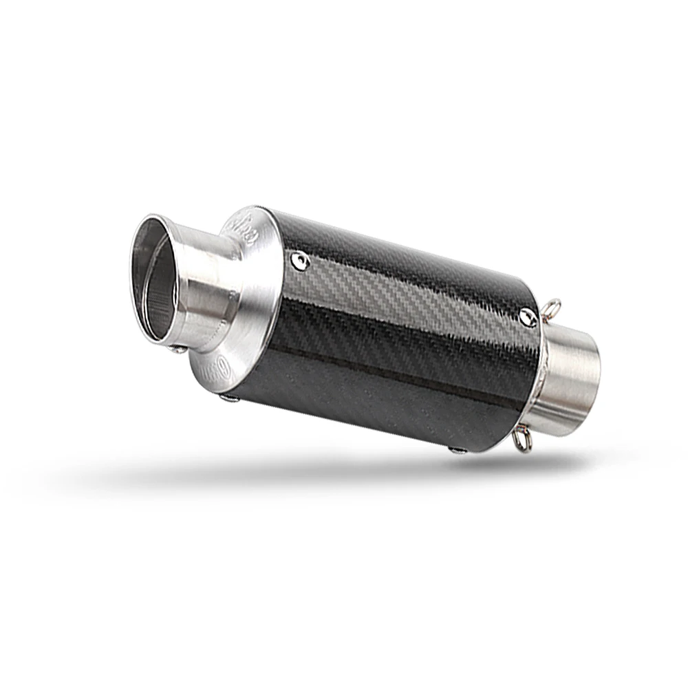 العالمي 51 مللي متر دراجة نارية العادم الخمار الأنابيب الهروب موتو ل ليو كاواساكي er6n sv650 Z800 R1 cb650f cb1000r cbr250r Duke #3