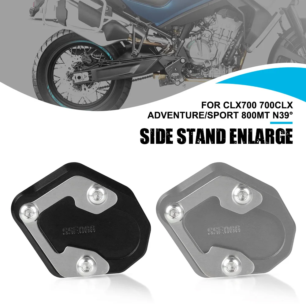 

FOR CFMOTO CLX700 700CLX Adventure/Sport 800MT N39° Motorcycle Kickstand Sidestand Stand Extension Enlarger Accessories 800 MT