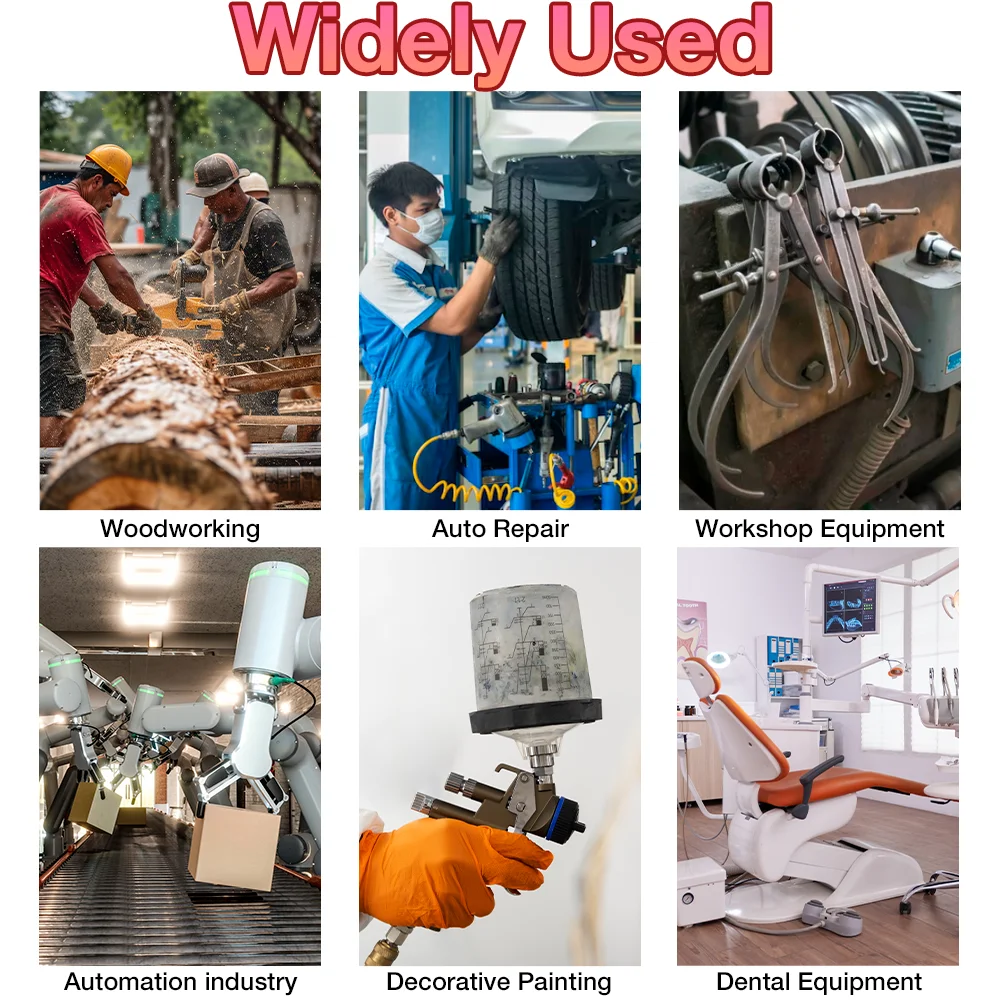 Pipeline Pressure Regulator, 145Psi Household Spray Gun Air Pressure Regulator, Thread 1/4", 0-1MPA Air Source Processing Tools