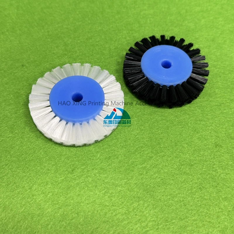 

Черное щеточное колесо для запасных частей печатного оборудования Mitsubishi, белое щеточное колесо, детали оборудования для офсетной печати, колесо щетки