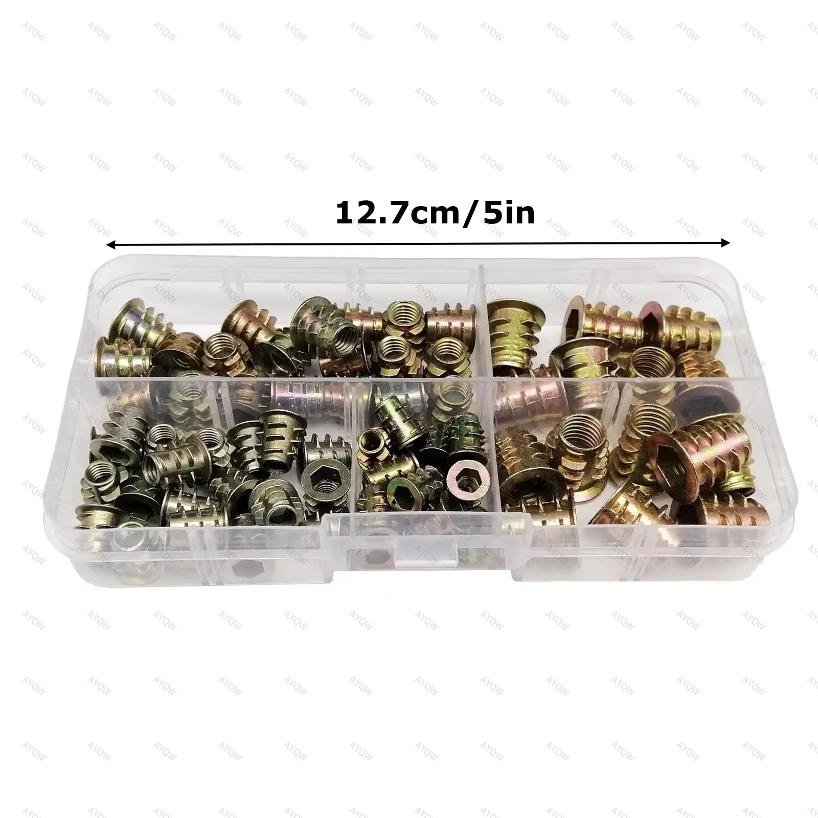 75-Piece M4M5M6M8 Threaded Ins - Furniture Hardware Threaded Inserts review and price