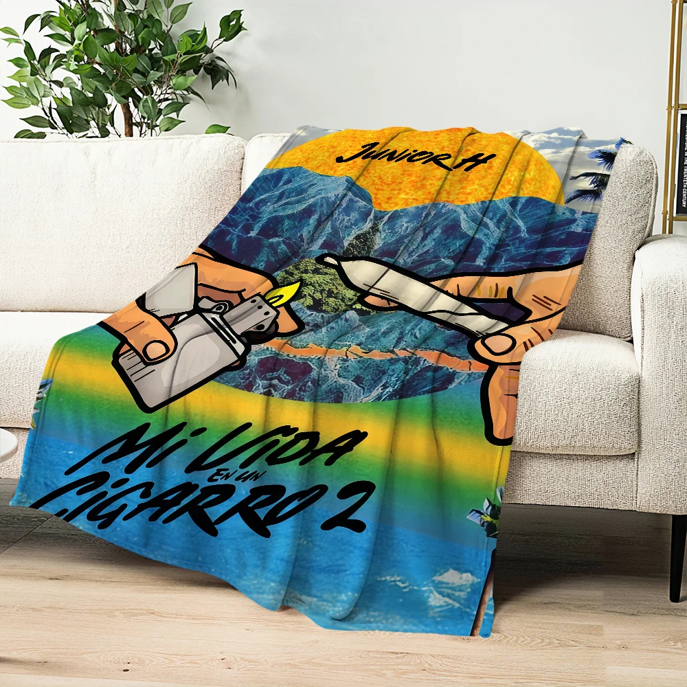 singer J-Junior H fashion cool sad boyz Flannel warm soft plush blanket sofa living room hogar office bedroom travel gift home