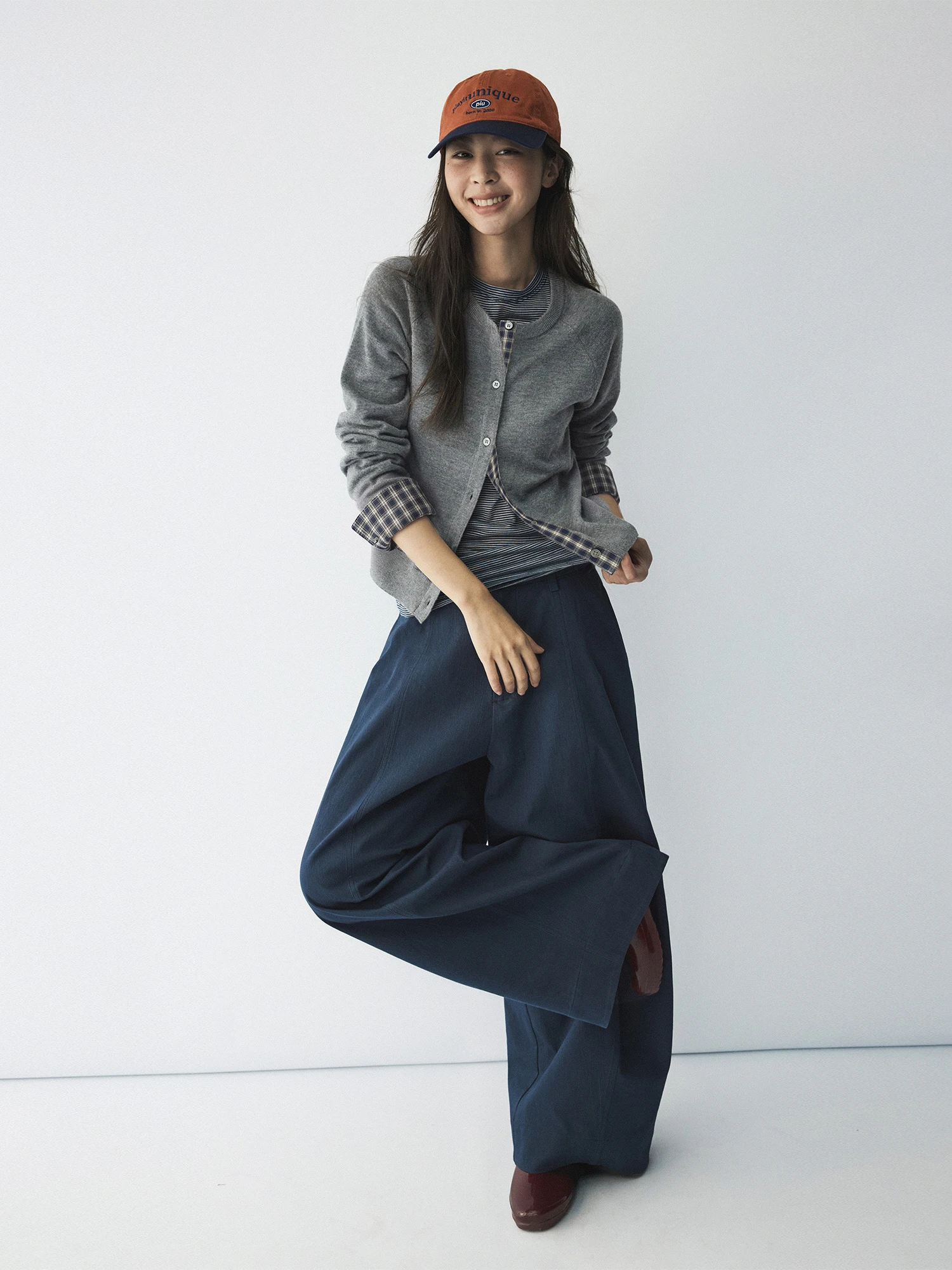 HaveRice Restaurant Fuyuho Lychee Pattern Loose Casual Pants Draped Texture Lightweight Comfortable Women's Autumn Fashion