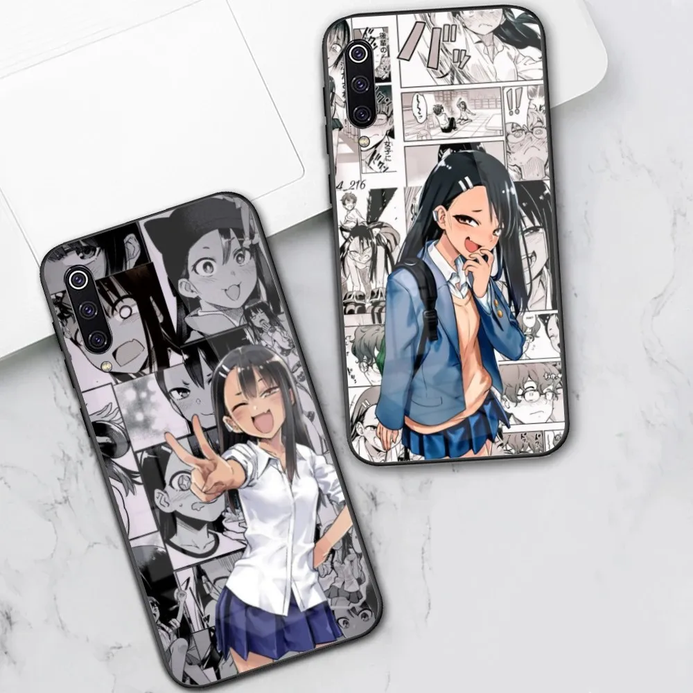 Anime Hayase Nagatoro Cell Phone Case for Xiaomi 13 12 11T 10 9 Lite Redmi Note 12 11 10 10S Pro 9 9A 8 PC Glass Cover Funda