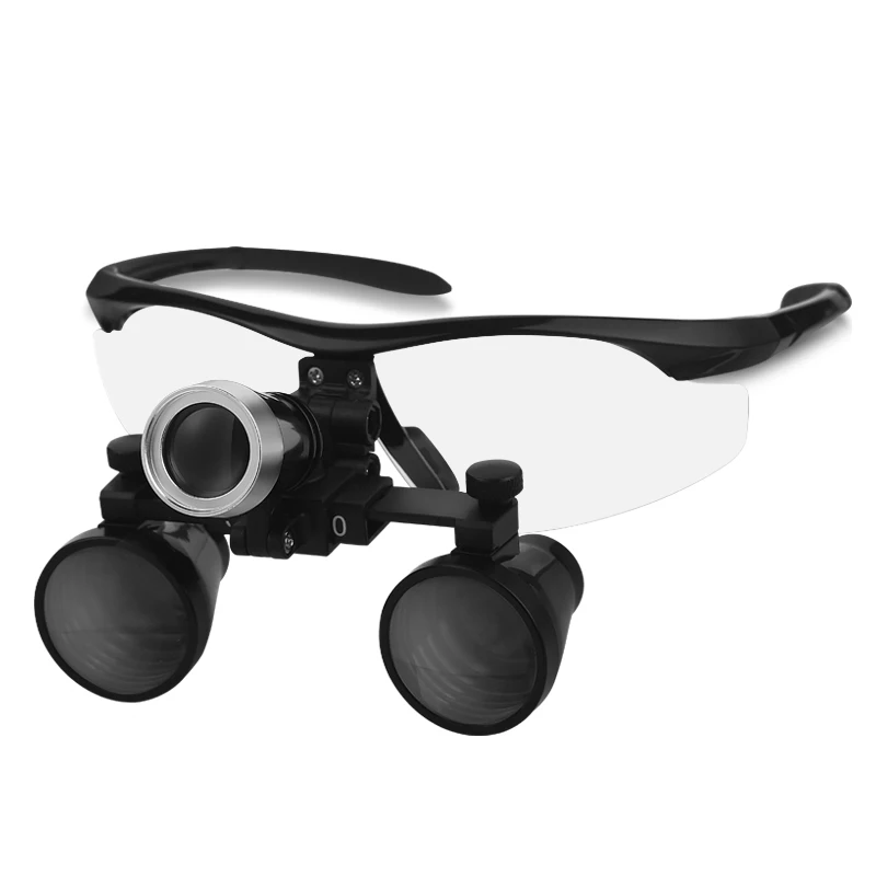 

Dental Loupes 2.5X 3.5X Magnifier Binocular Headlight 5W Lab Medical Magnification Cloth Packaging