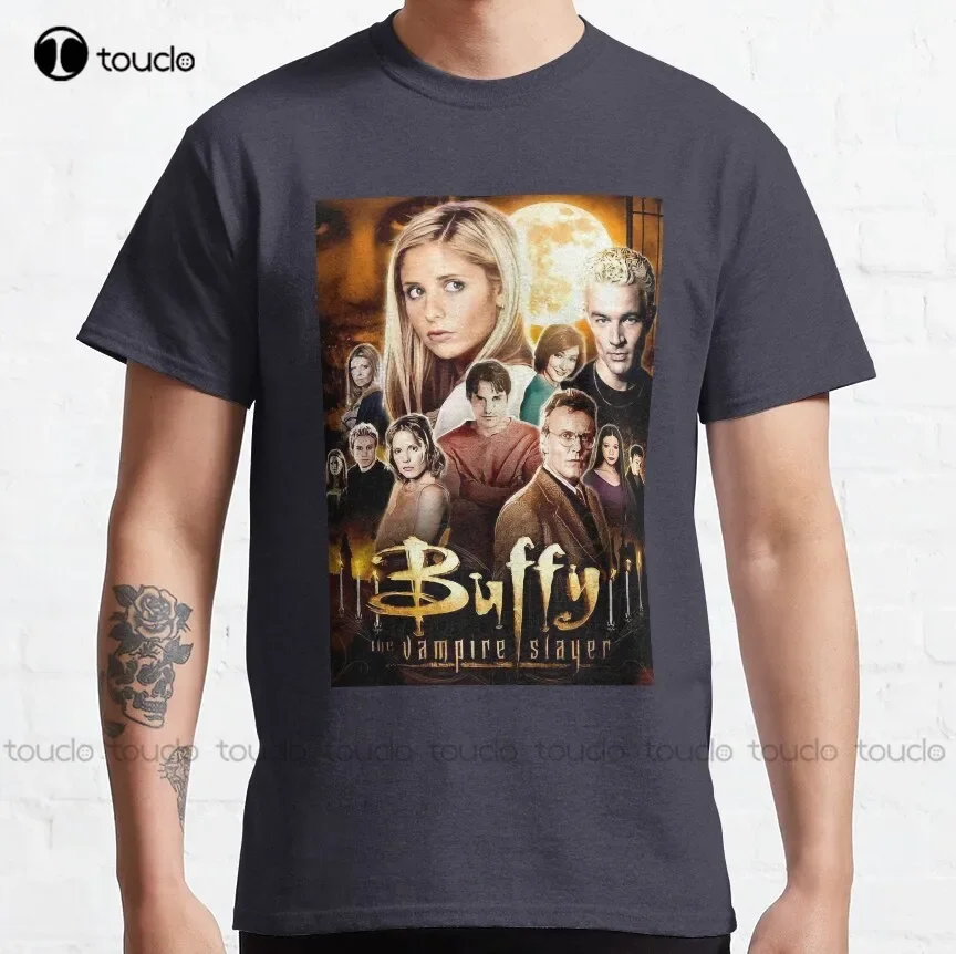 Mens My Favorite Buffy The Vampire Slayer Funny Fans Classic T-Shirt Christmas Gift Digital Printing Tee Shirts Xs-5Xl Unisex