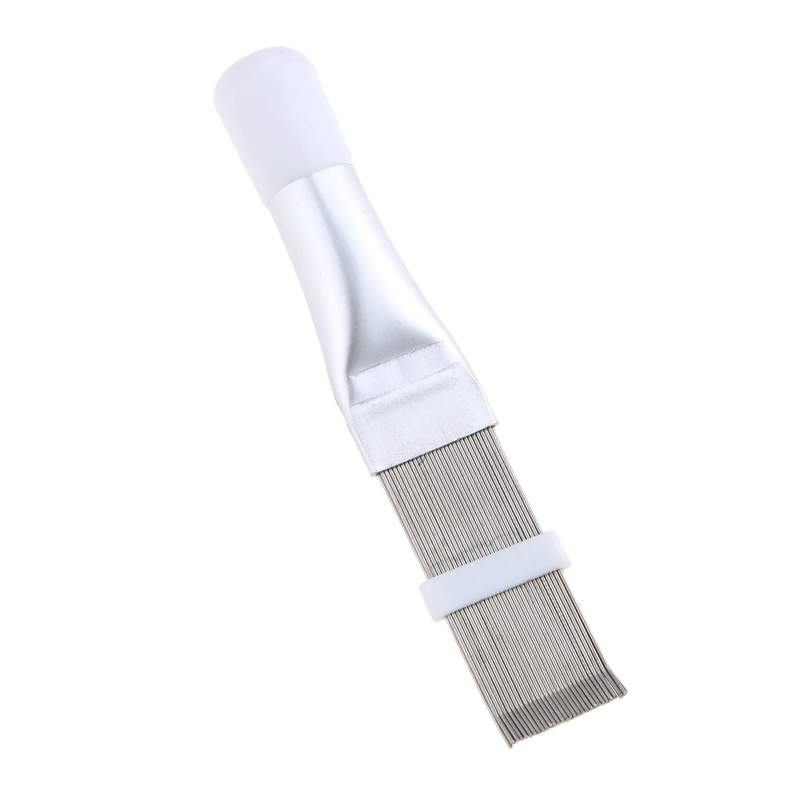 1Pc Fin Comb Straightener Brush Cleaner Tool for Air Conditioning Condensers Evaporators Stainless Steel Fin Plastic Handle
