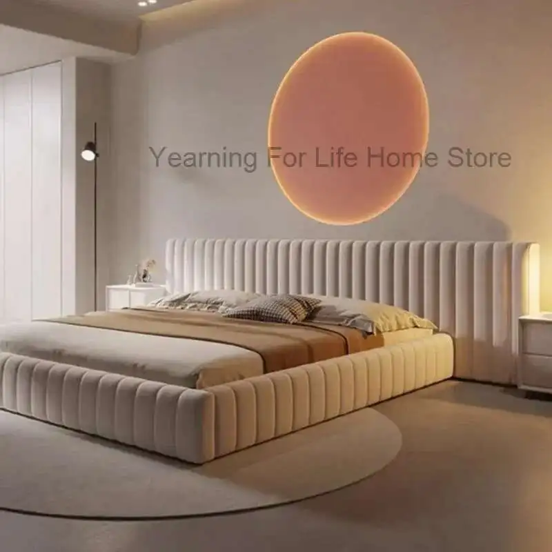

Queen European Double Bed Royal Nordic King Headboard Frame Double Bed Girl Boys Letti Matrimoniali Furniture For Bedroom