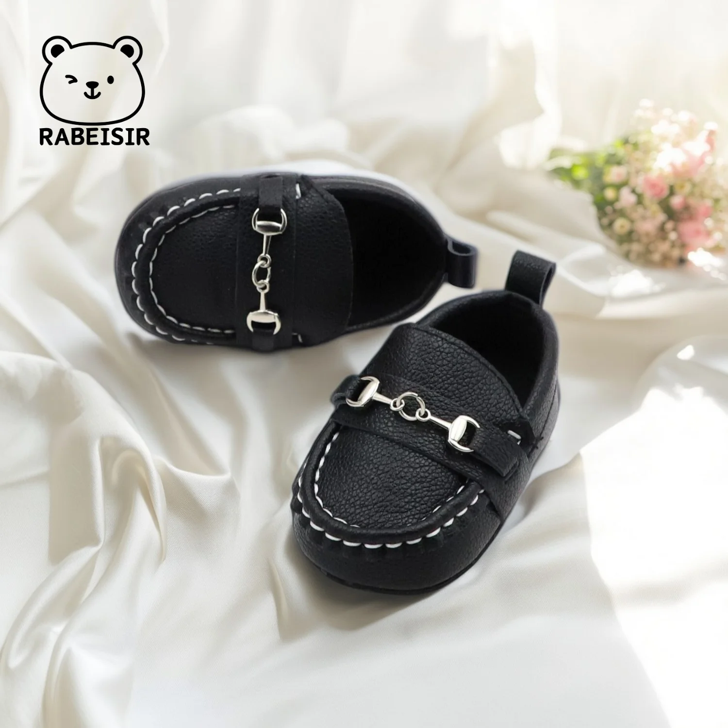 Casual Slip On Low Top Loafer Shoes For Baby Boys, Lightweight Comfortable Non Slip Flat Shoes For Indoor Outdoor Walking, Sprin image 3