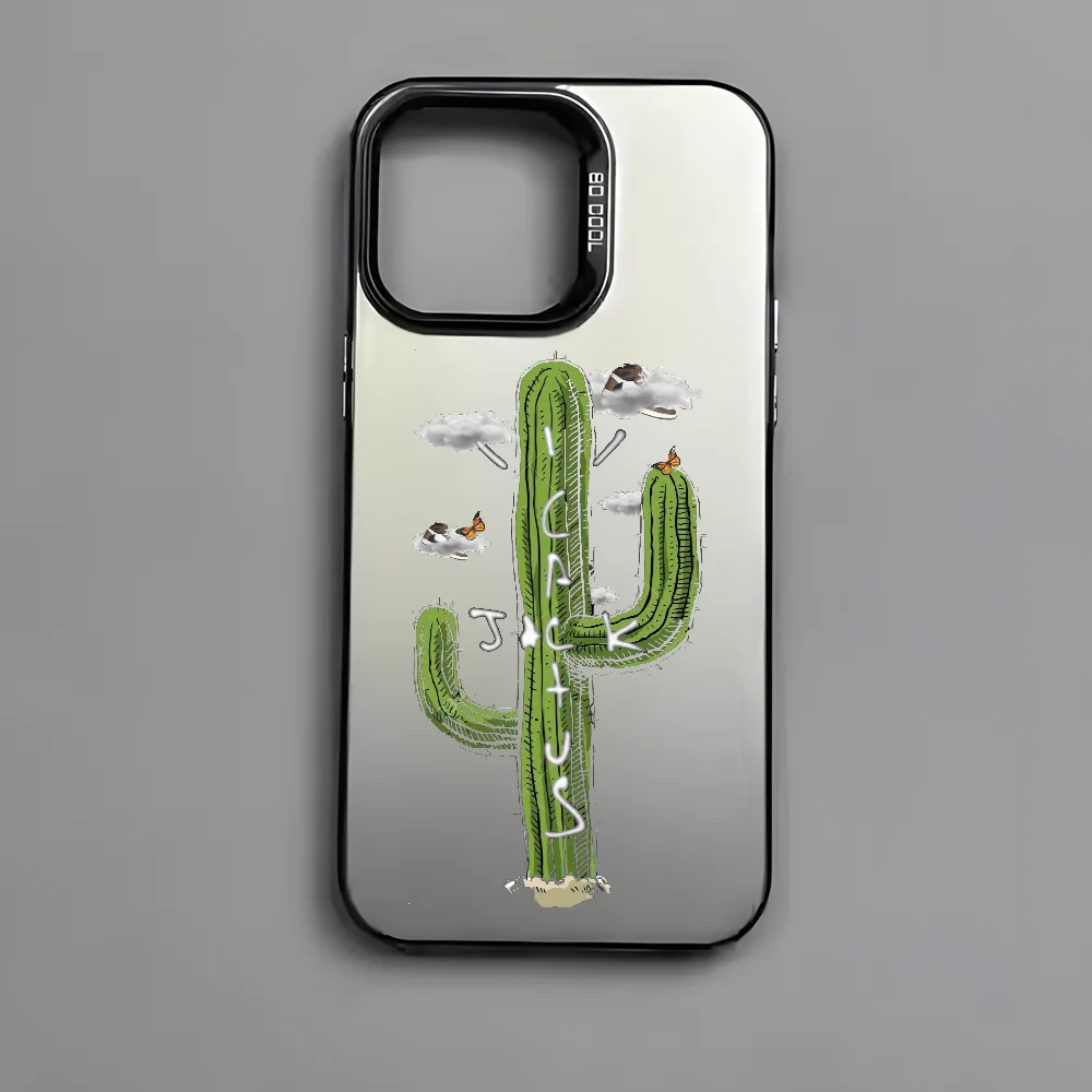 Luxury T-Travis S-Scott Cactus Jack Phone Case For iPhone 16 15 14 13 12 11  Pro Max Plus  Colorful Gradient Soft TPU Back Cover - AliExpress 202192403